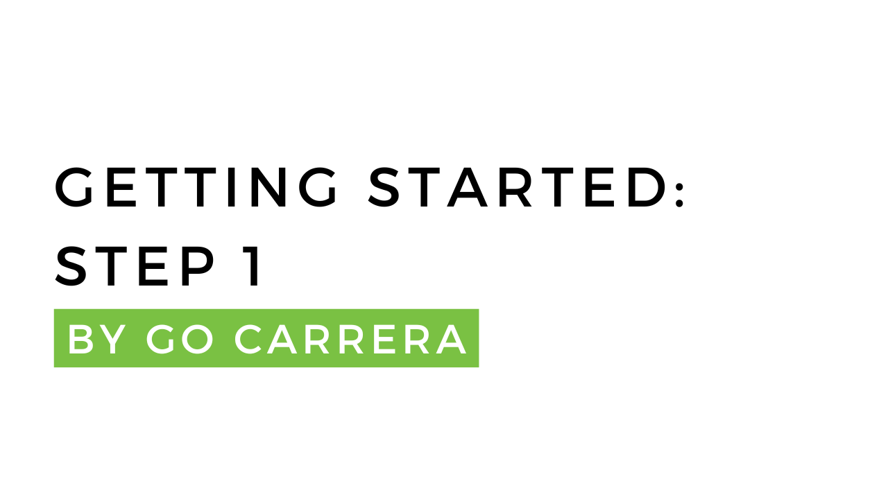 Getting Started - Step 1