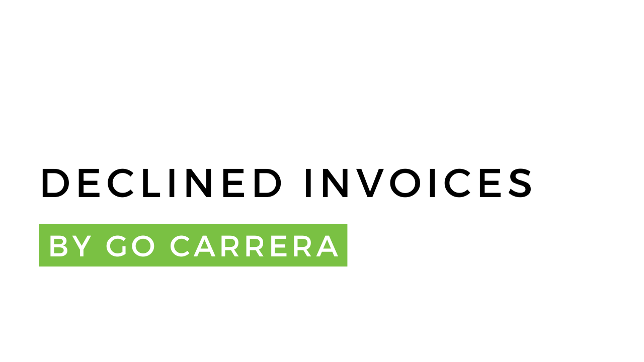 Declined Invoices